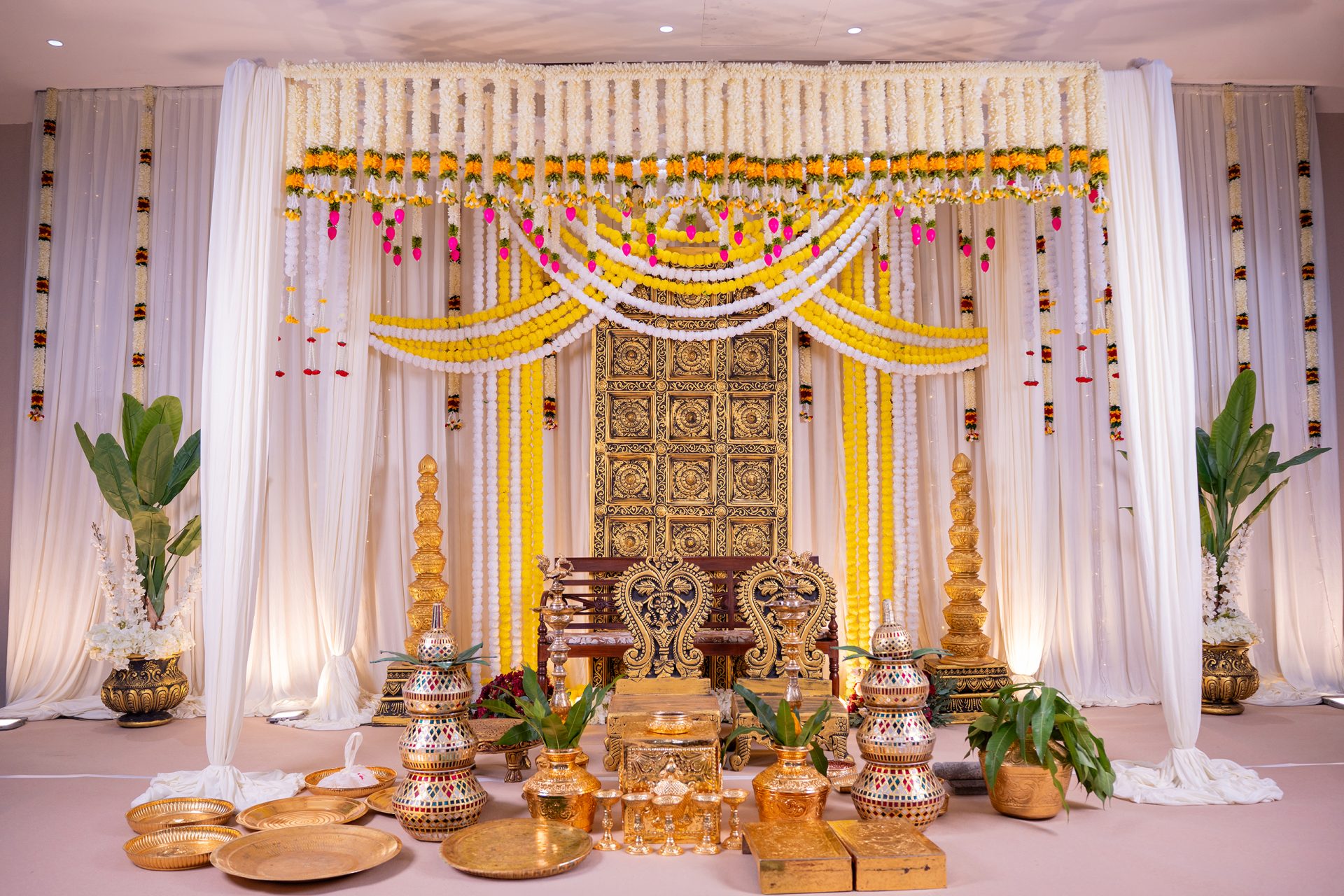 wedding mandap decoration _temple wedding singapore