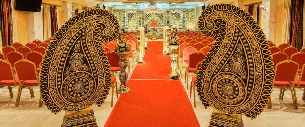 Wedding Entrance Decoration in Singapore with traditional aisle décor.