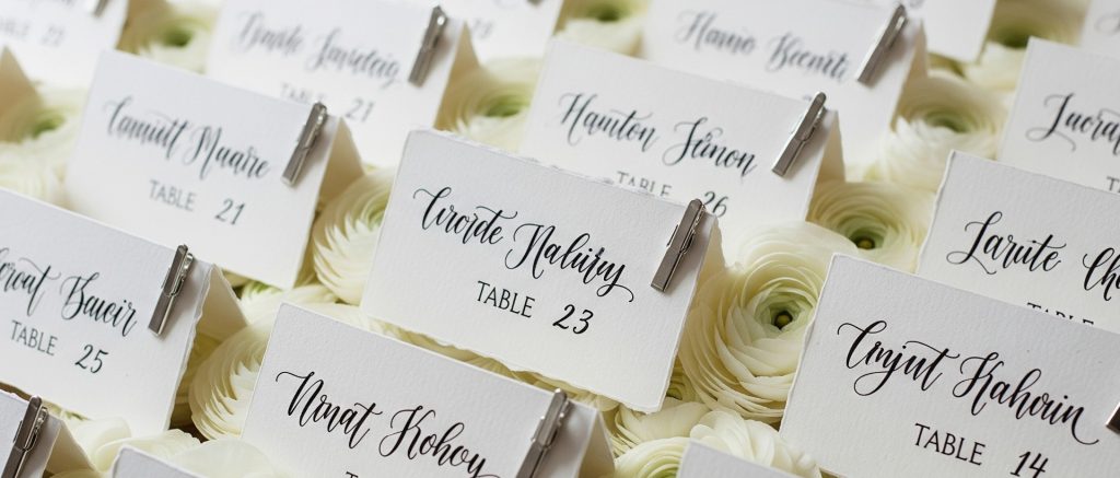 wedding seating plan in Singapore